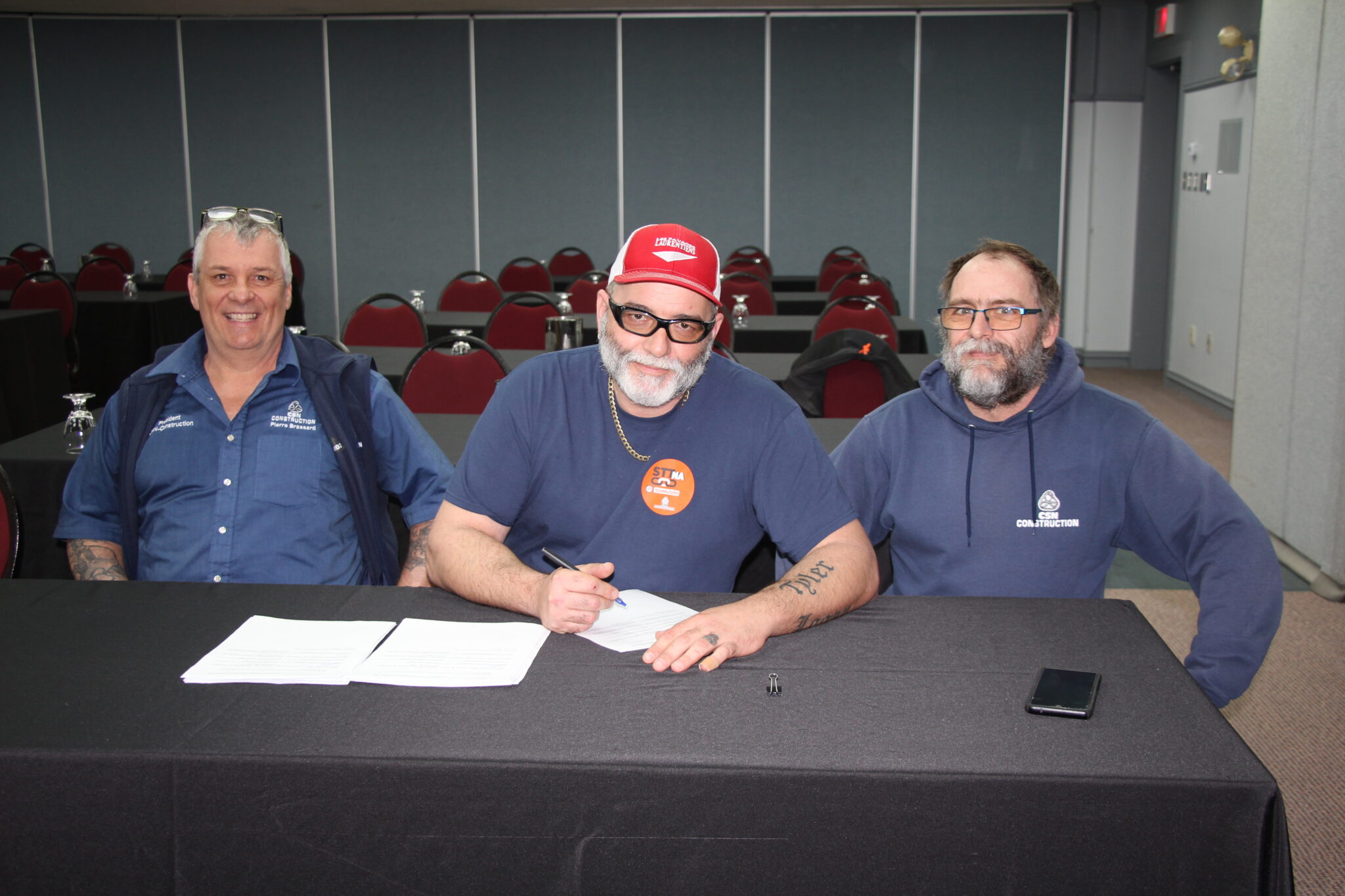 Une 2e convention collective pour les signaleurs routiers de Construction B.M.L. !
